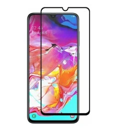 Защитное стекло 5D Ceramic Samsung Galaxy A70 (2019) / A70S (2020) Black