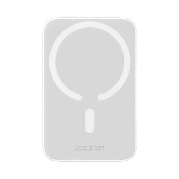 Беспроводной аккумулятор Baseus Magnetic Mini 20W 6000mAh (White)