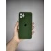 Силіконовий оригінальний чохол Square RoundCam для Apple iPhone 11 Pro Max (73) Лісовий Зелений