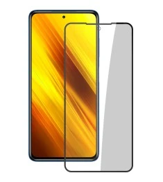 Захисне скло 5D Ceramic для Xiaomi Poco X3  /  X3 Pro Чорне
