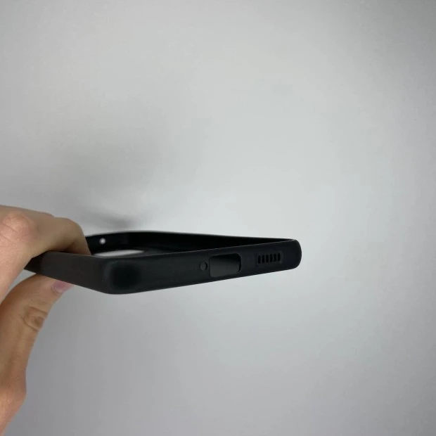 Силіконовий графітовий чохол для Samsung Galaxy A53 (чорний)