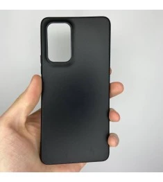 Силіконовий графітовий чохол для Samsung Galaxy A53 (чорний)