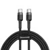 USB-кабель Baseus Cafule Special Edition PD 2.0 60W (1m) (Type-C) (Белый) CATKLF-GG1 USB-кабель Baseus Cafule Special Edition PD 2.0 60W (1m) (Type-C) (Белый) CATKLF-GG1