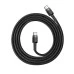USB-кабель Baseus Cafule Special Edition PD 2.0 60W (1m) (Type-C) (Белый) CATKLF-GG1 USB-кабель Baseus Cafule Special Edition PD 2.0 60W (1m) (Type-C) (Белый) CATKLF-GG1