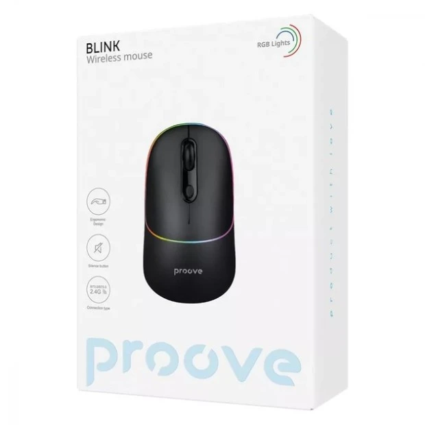 Мышь беспроводная игровая Proove Blink (Black) WMBL00002001