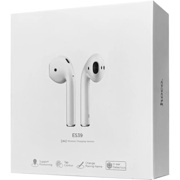 Беспроводные наушники-гарнитура Hoco AirPods ES39 (Белый) (уценка) 1 категория