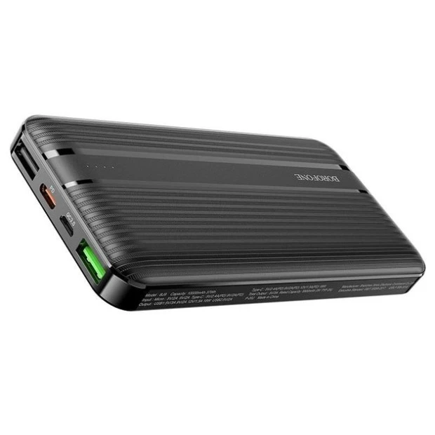 PowerBank Borofone BJ19 PD20W + QC3.0 10000mAh (Чорний)
