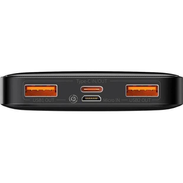 Павербанк Baseus Bipowe Digital Display 10000mAh 20W (чорний)