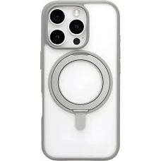 Накладка Blueo Crystal 360 Rotatable Stand with MagSafe Apple iPhone 15 Pro (Transparent) BL038