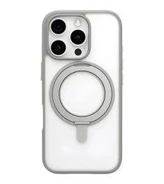 Накладка Blueo Crystal 360 Rotatable Stand with MagSafe Apple iPhone 15 Pro (Tra..