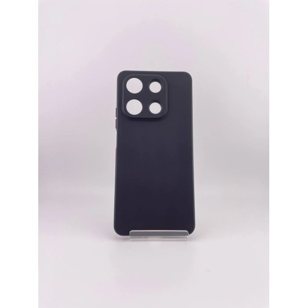Силіконова накладка iNavi Color для Xiaomi Redmi Note 13 4G (Чорний)