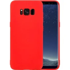 Силикон iNavi Color Samsung Galaxy S8 Plus (Красный)