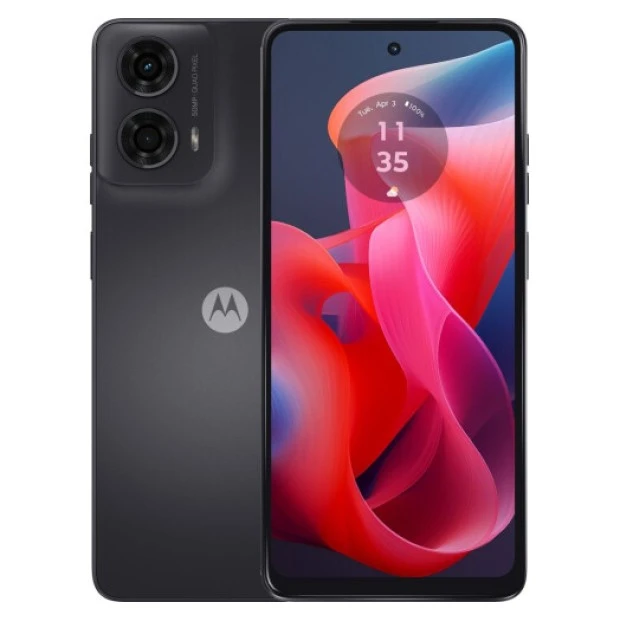 Мобильный телефон Motorola Moto G24 4 / 128GB Dual Sim (Матове Вугілля)