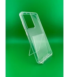 Силіконовий чохол Space Case для Samsung Galaxy S21 Ultra (Прозорий)