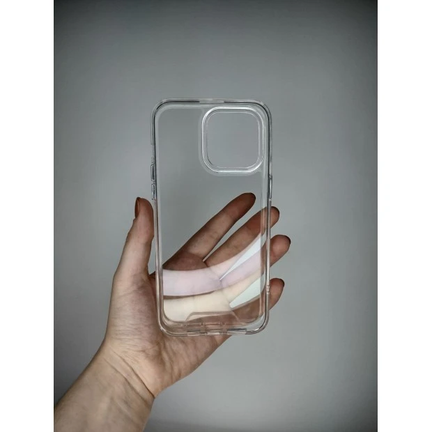 Силіконовий чохол Space Case для Apple iPhone 15 Pro Max (Прозорий)