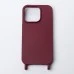 Cord Case Cover для Apple iPhone 14 Pro Max (Бордовий) Cord Case Cover для Apple iPhone 14 Pro Max (Бордовий)