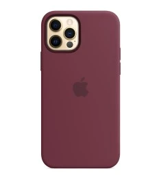 Чехол Silicone Case Apple iPhone 12 Pro Max (Plum)