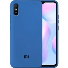 Силикон Original 360 Case Logo Xiaomi Redmi 9A (Кобальт)