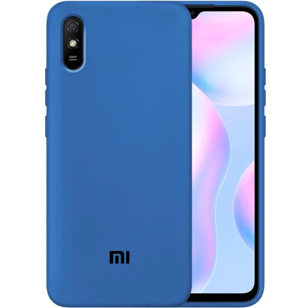 Силикон Original 360 Case Logo Xiaomi Redmi 9A (Кобальт)