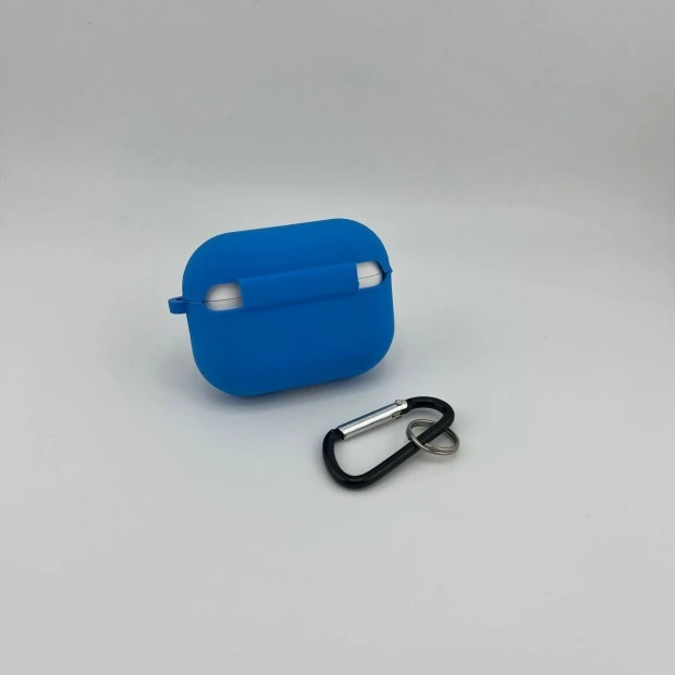 Чохол для навушників Full Silicone Case with Microfiber Apple AirPods Pro 2 (12) Royal Blue