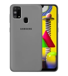 Силикон Original Case Samsung Galaxy M31 (2020) (Серый)