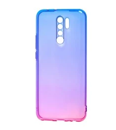 Силикон Gradient Design Xiaomi Redmi 9 (Розово-синий)