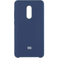 Силиконовый чехол Original Case Xiaomi Redmi Note 4x (Тёмно-синий)