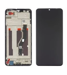 Дисплей для ZTE Blade A72 (4G) с чёрным тачскрином и корпусной рамкой