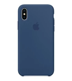 Чехол Silicone Case Apple iPhone X / XS (Cobalt Blue)