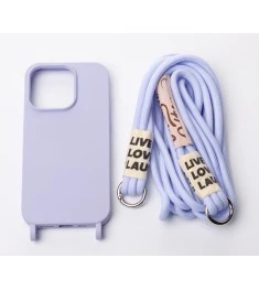 Накладка Cord Case Apple iPhone 15 Pro (Фіалковий)