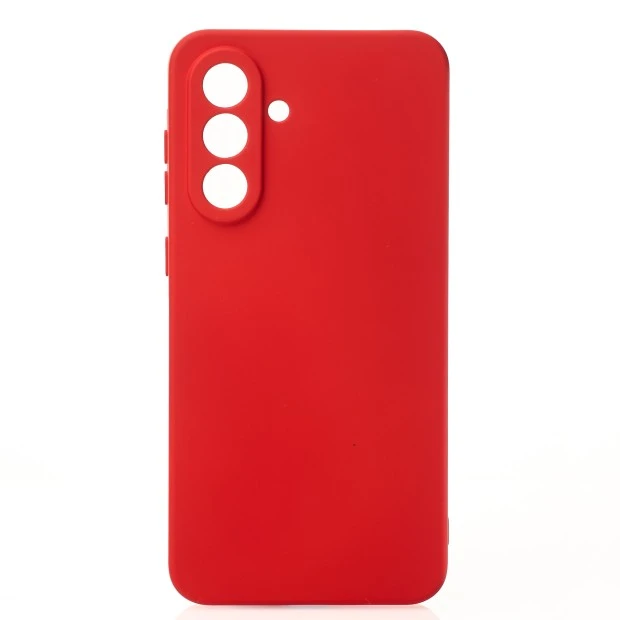 Силикон Original Samsung Galaxy A56 (ShutCam) (Красный)