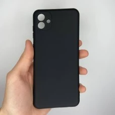 Силикон Original Samsung Galaxy A04 (2022) (ShutCam) (Чёрный)