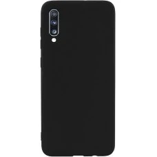 Силиконовый чехол iNavi Color Samsung Galaxy A70 (2019) (Чёрный)