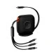 USB-кабель Baseus Traction 100W (1.7m) (Type-C - MicroUSB / Lightning / Type-C) (Чёрный) CAQY000001 USB-кабель Baseus Traction 100W (1.7m) (Type-C - MicroUSB / Lightning / Type-C) (Чёрный) CAQY000001