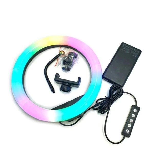 Комплект для зйомки LED-лампа Crystal 3D-26 (26см) RGB (Чорний)