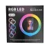 Комплект для зйомки LED-лампа Crystal 3D-26 (26см) RGB (Чорний) Комплект для зйомки LED-лампа Crystal 3D-26 (26см) RGB (Чорний)