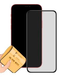 Захисне скло 5D Matte Ceramic для Apple iPhone 12  /  12 Pro Чорне