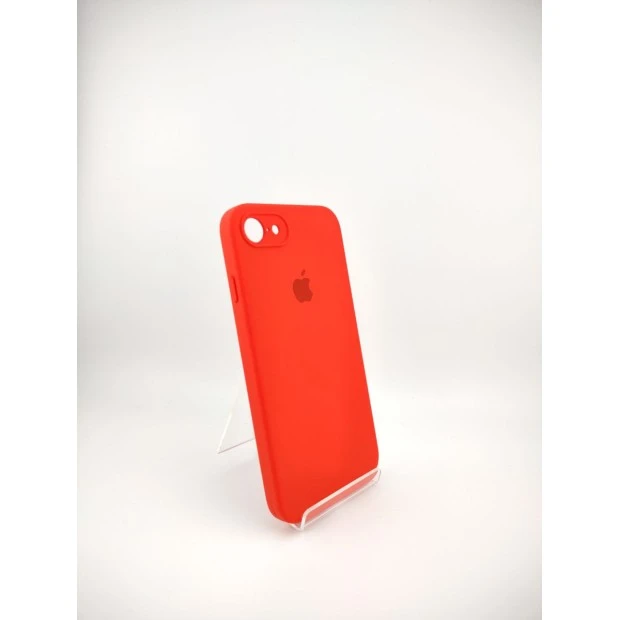 Силіконовий оригінальний чохол Square RoundCam для Apple iPhone 7  /  8  /  SE (05) Product RED