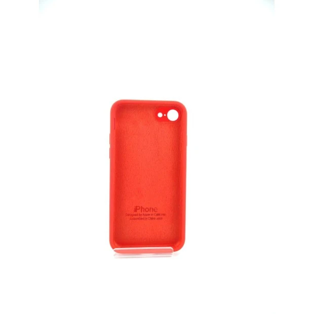 Силіконовий оригінальний чохол Square RoundCam для Apple iPhone 7  /  8  /  SE (05) Product RED