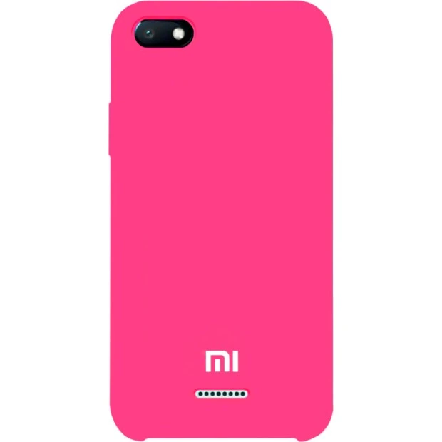 Силиконовый чехол Original Case Xiaomi Redmi 6A (Малиновый)
