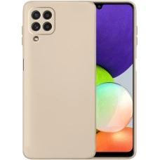 Силикон Original 360 Case Samsung Galaxy A22 (2021) (ShutCam) (Бежевый)