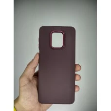 Накладка Metal Camera Xiaomi Redmi Note 9S / Note 9 Pro / Note 9 Pro Max (Бордо)
