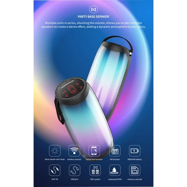 Портативная акустика Hopestar P40 (Blue)