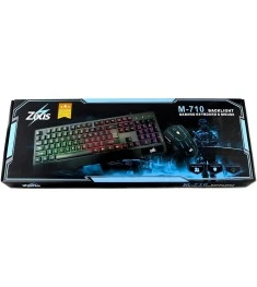 Клавиатура LED Gaming Keyboard + мышь M710 (AR 4958) (Чёрный)