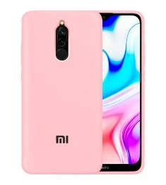 Силикон Original 360 Case Logo Xiaomi Redmi 8 (Розовый)