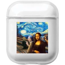 Чехол для наушников Clear Case Apple Airpods (Masterpiece 03)