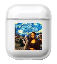 Футляр для наушников Clear Case Apple Airpods (Masterpiece 03)