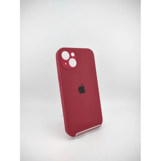 Силикон Original RoundCam Case Apple iPhone 13 (57) Marsala