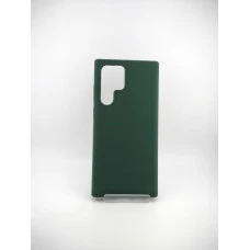 Силикон Original Premium Samsung Galaxy S22 Ultra (Тёмно-зелёный)