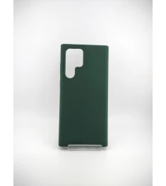 Силикон Original Premium Samsung Galaxy S22 Ultra (Тёмно-зелёный)